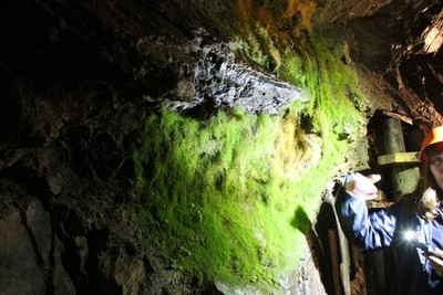 Photo 12x8 Lochnell Mine, Wanlockhead Interior of the Lead Mine showing pl c2017
