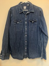 Levi  s Denim Western Shirt Standard - Men  s large