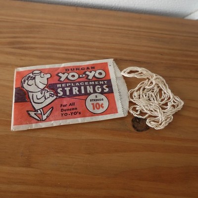 Vintage Yo-Yo strings Duncan 2 pack in envelope NICE! 1960s yoyo