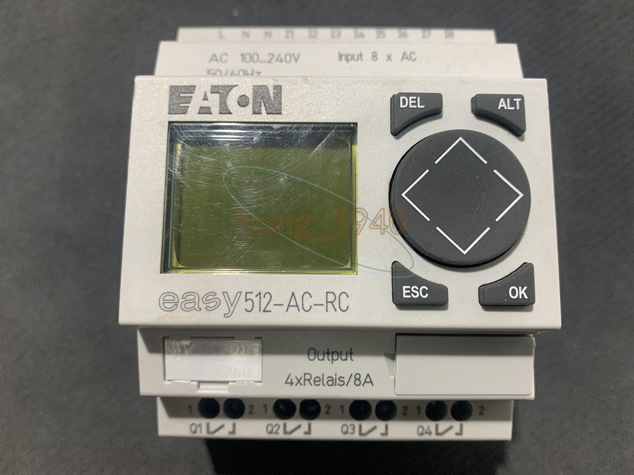ONE EATON MOELLER EASY512-AC-RC Programmable Relay Used