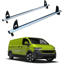 For Volkswagen Transporter 2024-2025 Ladder Roof Rack Carrier Cross Bars Aluminu