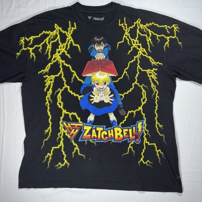 f(x) ELECTRIC SHOCK Tシャツ Hypeland X Zatchbell! AOP Double Sided Thunder Shirt Size 2XL