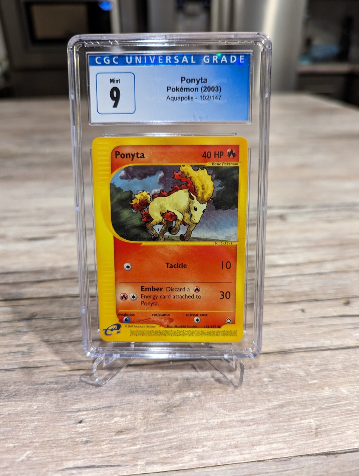 Aquapolis Ponyta 102/147 CGC 9 E Reader Series NM