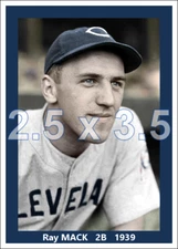 Ray Mack - 1939 Cleveland Indians - choose a style - colorized print