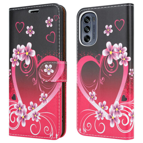 For Motorola Moto G62 5G Case Leather Flip Wallet Cover For Moto G62 5G Phone - Imagen 1 de 26