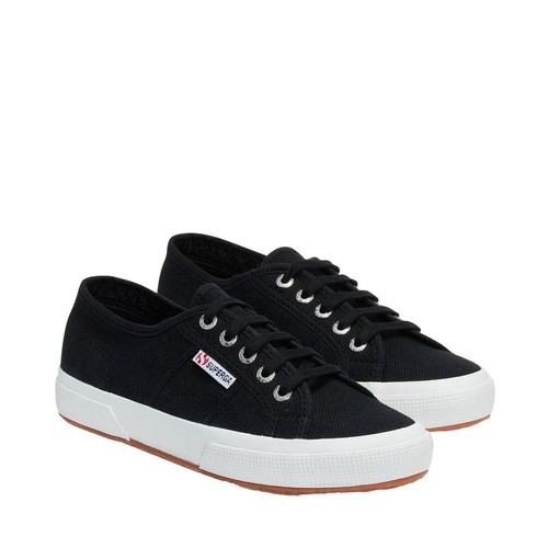 Zapatilla deportiva clásica Superga Unisex 2750 Cotu, negra/blanca, 5 mujeres/3,5 hombres - Imagen 3 de 6