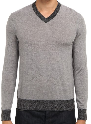 NWT Theory Slim Fit Wool V-Neck Long sleeves Sweater - Picture 2 of 13