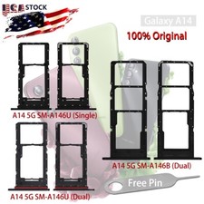 OEM NEW Single Dual SIM Tray Micro SD Card Holder Slot For Samsung Galaxy A14 5G