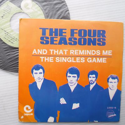 Four Seasons Doowop Disco Pop Spanien Ps 45 Und Das Reminds Me Singles Spiel
