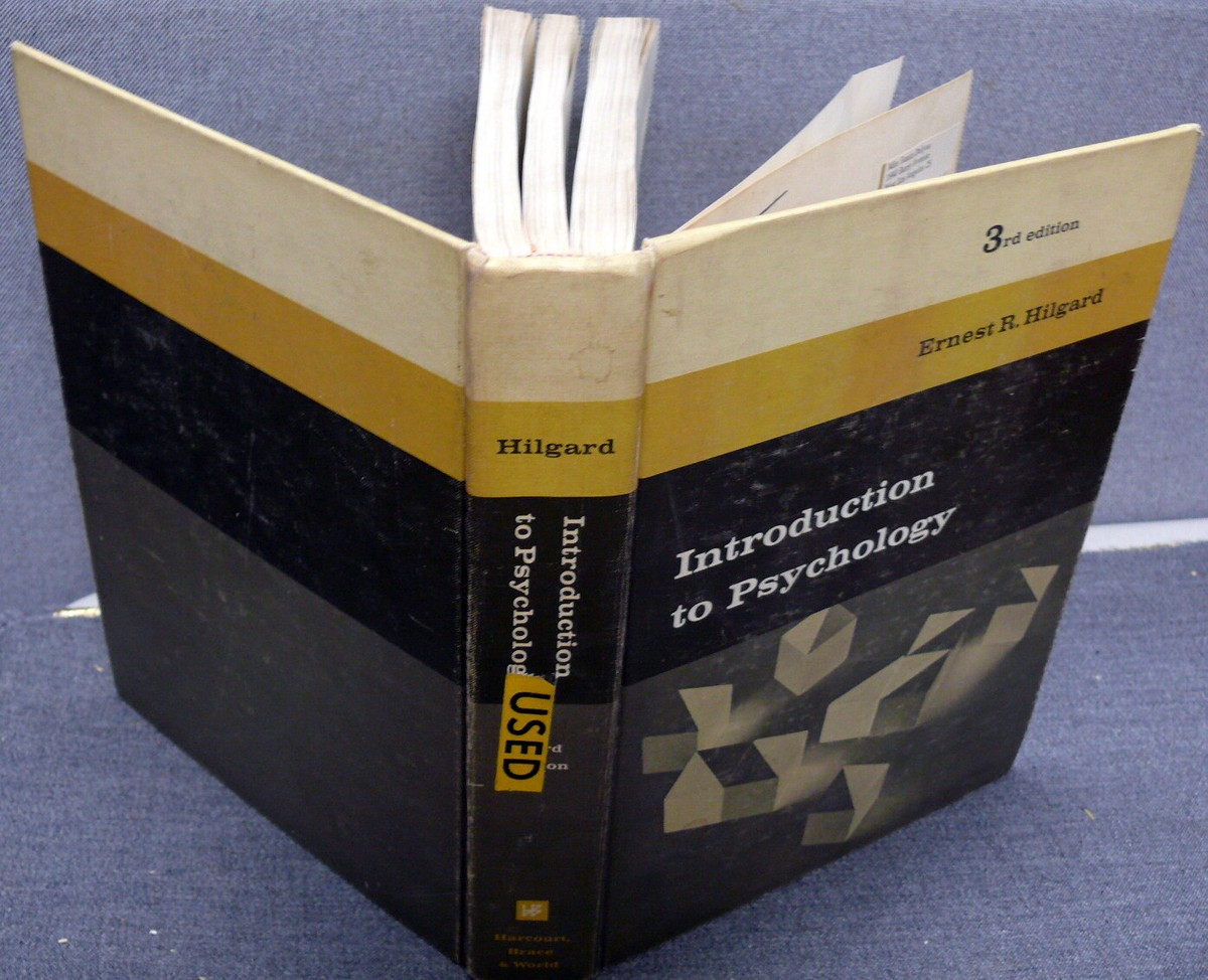 Introduction To Psychology by Ernest Hilgard 1962 3rd