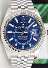 ROLEX - 2022 White Gold & SS Sky Dweller Blue Dial w/ CARD 326934 - SANT BLANC 6