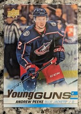 2019-20 Upper Deck - Young Guns Silver Foil #452 Andrew Peeke (RC)