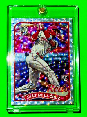 Elly De La Cruz RARE MINT SILVER ICE REFRACTOR ROOKIE CARD 2024