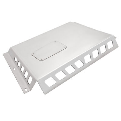 Front Chassis Skid Plate For Ford Transit 250 350 HD 2015-2022 Aluminium Silvery