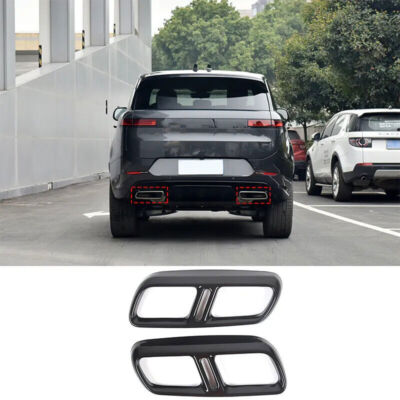 23-25 Black For Rover Range Rover Sport L461 Rear Exhaust Muffler Tip End Pipe M
