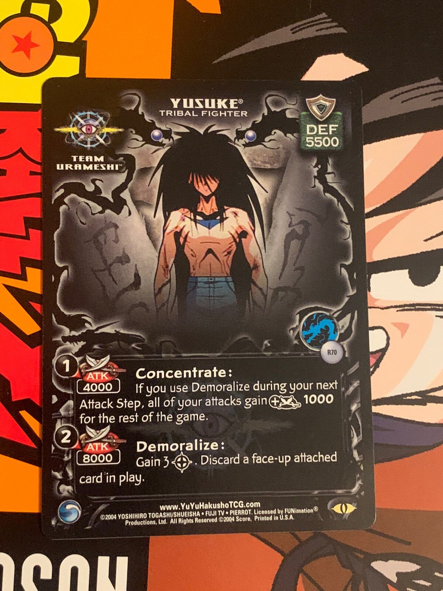Yu Yu Hakusho TCG Yusuke Tribal Fighter R70 First Edition Mint