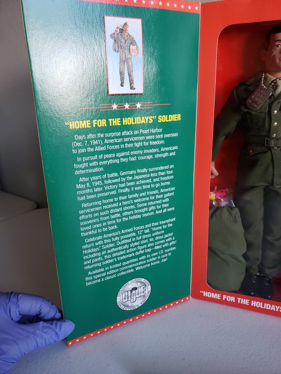 G.I. Joeクラシック \"Home for the Holidays\" Amazon.com: GI Joe Home for The Holidays Soldier : Toys & Games