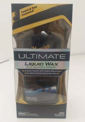 #ad Meguiars Ultimate Liquid Wax Kit 16 Fluid Ounces G18216 Towel amp; Pad Included $49.98