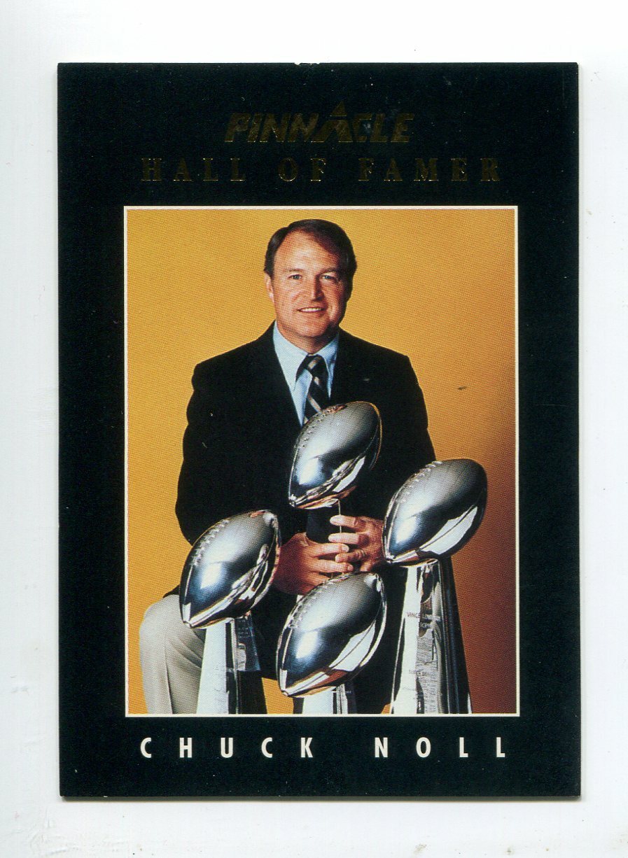 1993 Pinnacle #354 Chuck Noll Pittsburgh Steelers / Hall of Famer /4X Super Bowl