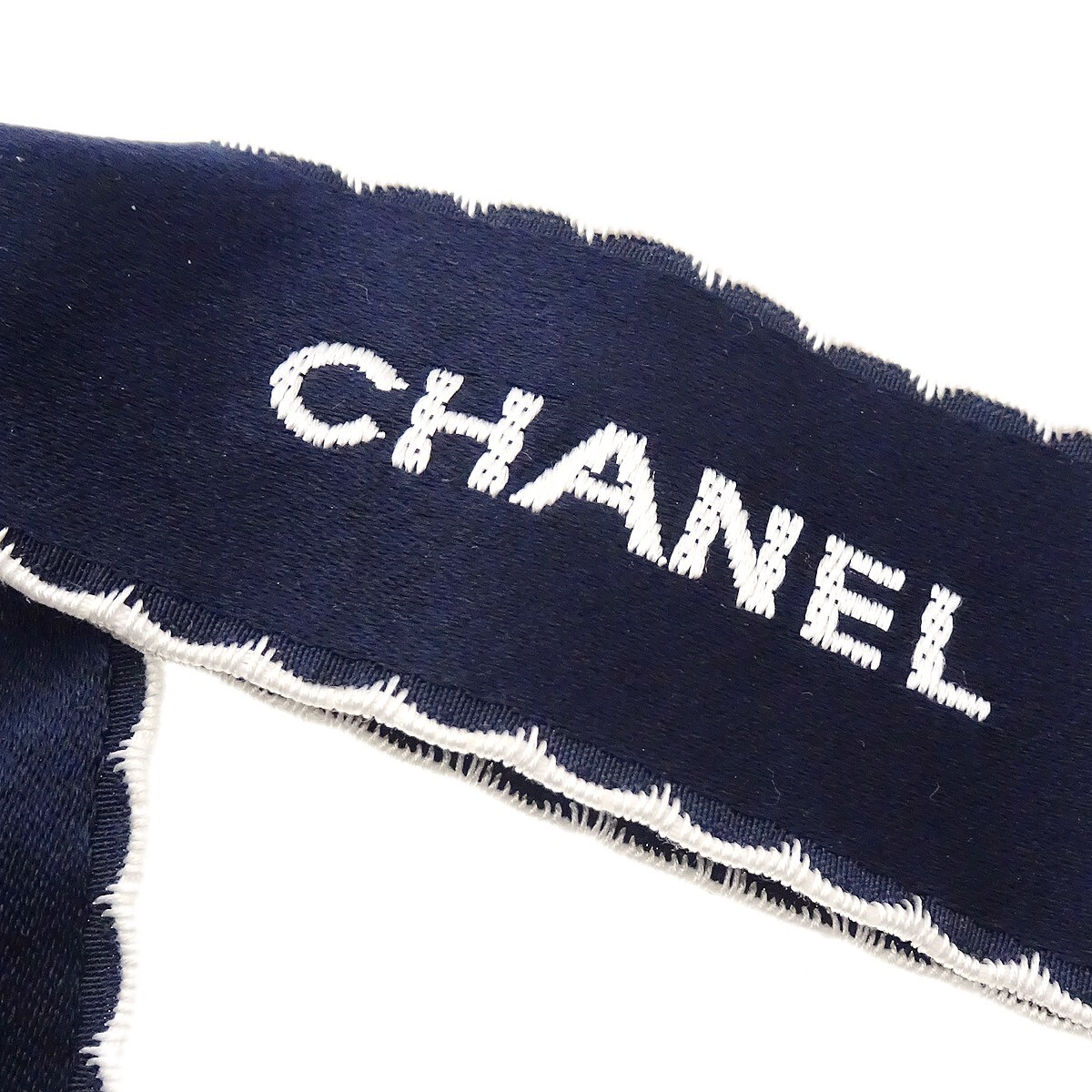 Chanel Bow Brooch Pin Dark Navy 99815 | eBay