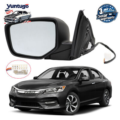 Power Mirror LH Left Driver Side for Honda Accord 4dr Sedan 2013-2016