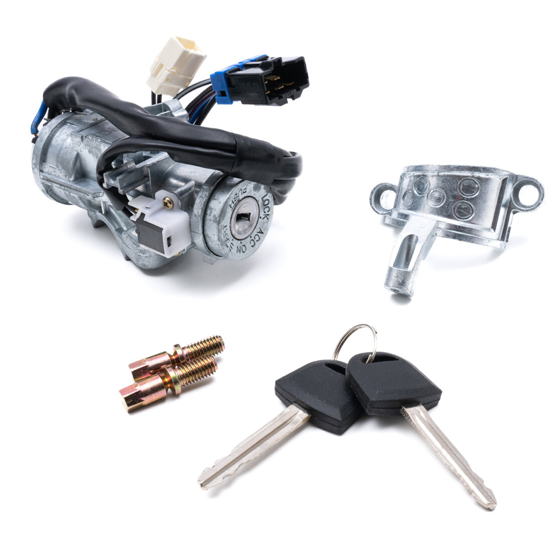 Ignition Switch Steering Lock & Key Set Fit Mitsubishi Pajero 