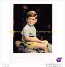 PRINCE CHARLES, DUKE OF CORNWALL, AGED 4, Book Illustration