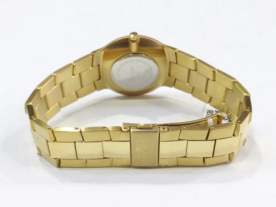 Sartego Seville quartz sapphire 50 meter Gold tone men's watch SVQ223 - Image 3 of 4