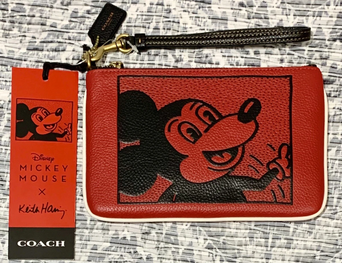 Disney mickey mouse x keith haring small wristlet Clearance