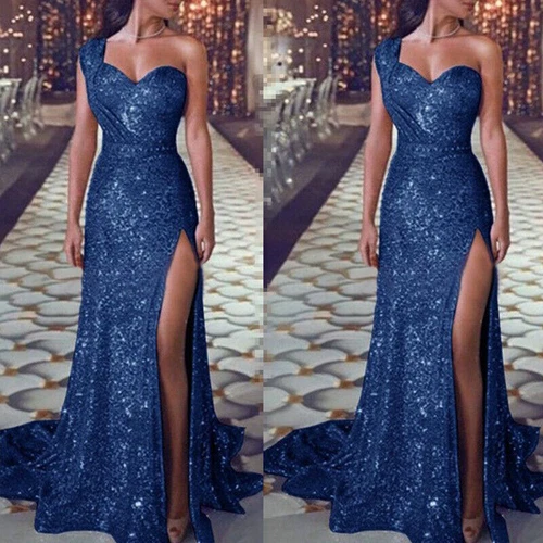 Formal Lady Wedding Evening Cocktail Party Prom Bridesmaid Ball Gown Dress Plus - Picture 15 of 31