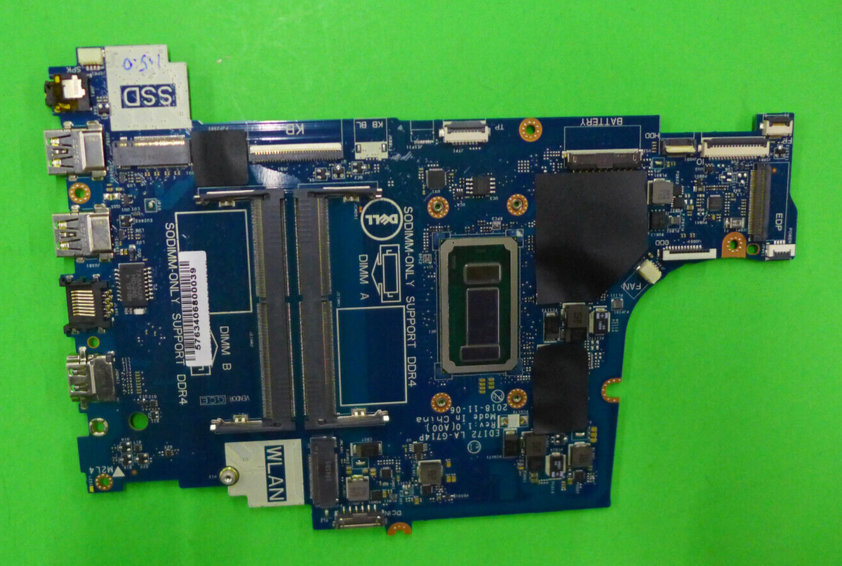 NEW Dell Inspiron 3581 Motherboard i3-7020U DDR4 LA-G714P 8R7K3 | eBay