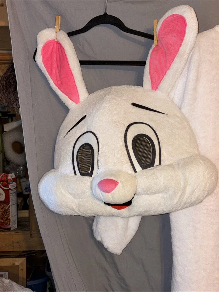 Easter Bunny Costume Deluxe Plush Adult Unisex Fun For Easter - Image 2 of 4