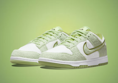 Nike Dunk Low SE Fleece Pack Honeydew ALLIGATOR DQ7579300 Size 9W