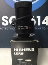 Security Varifocal Lens W/ 2.8-12mm IR Corrective 1/3” 1:1.4 CS ADV-C28M NEW!