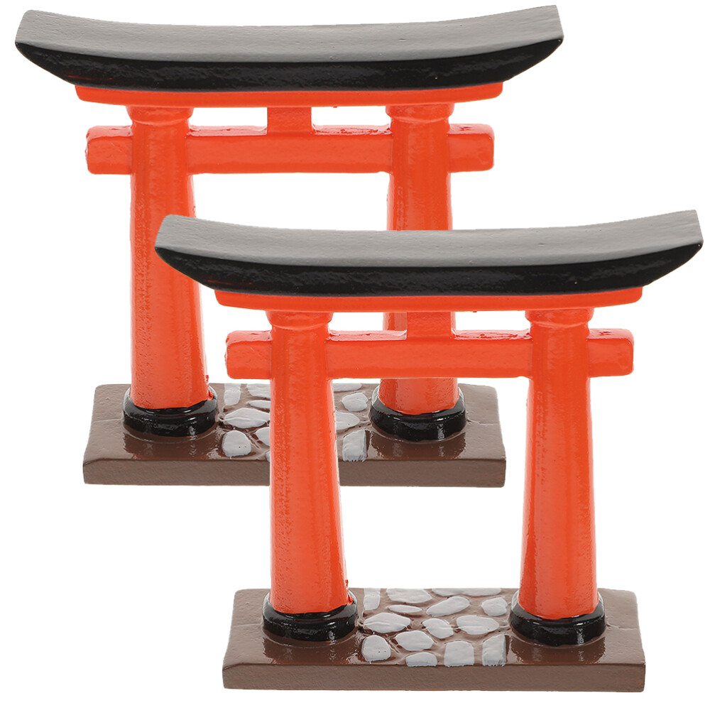 Japanese Torii Gate Miniature Garden Ornaments eBay