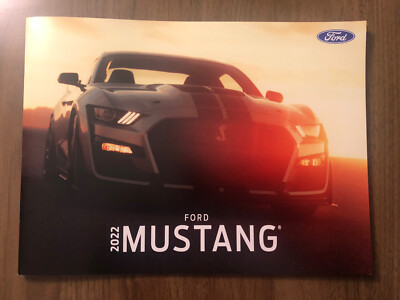 2022 FORD MUSTANG 36-page Original Dealer Brochure
