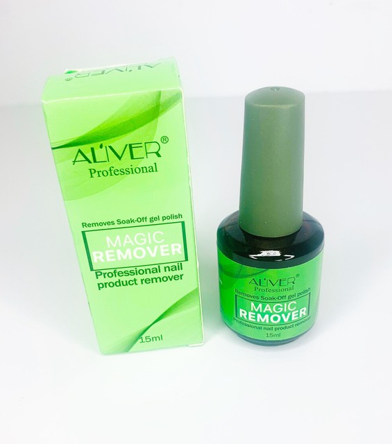 Aliver Professional Magic Remover Nail Product Remover soak off gel