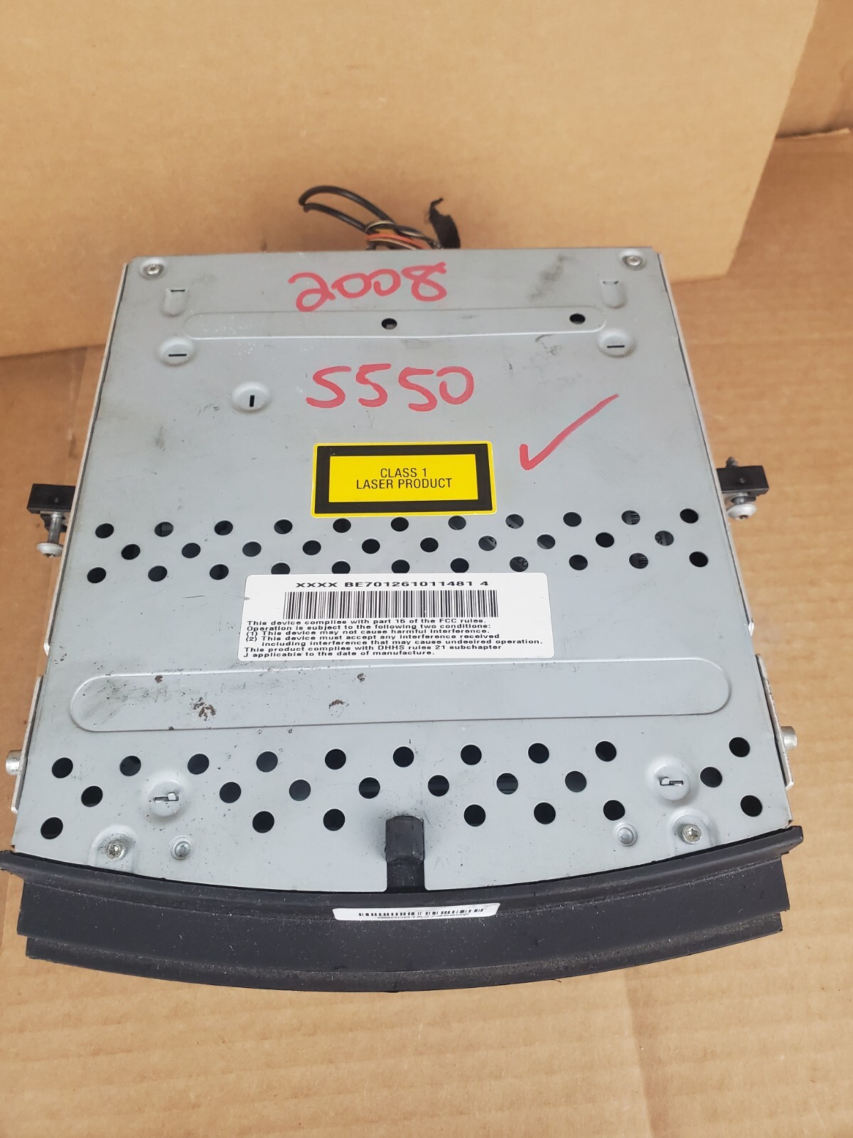 0709 Mercedes W221 S550 S450 Head Unit Command CD Navigation OEM