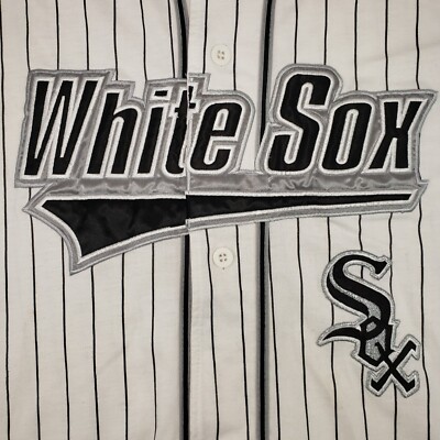Vintage 90s Starter Chicago White Sox Jersey Pinstripe
