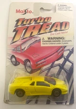 LAMBORGHINI VINTAGE 1995 MFG CAR AUTHENTIC DIE CAST METAL  MAISTO TURBO 1:64  CB