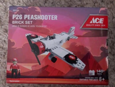 Ace Hardware P26 PEASHOOTER Airplane Nova Brix Legos Brick Set 140 Ace Hardware P26 PEASHOOTER Airplane Nova Brix Legos Brick Set 140
