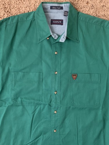 Short Sleeve Shirt Blue Cotton 