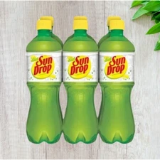 🍋 Diet Sun drop 6 Pack Of bottles 16.9 oz citrus drink DIET SUNDROP Soda