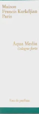 MAISON FRANCIS KURKDJIAN AQUA MEDIA COLOGNE FORTE EDP SPRAY 1.2 Oz / 35 ml NEW!!