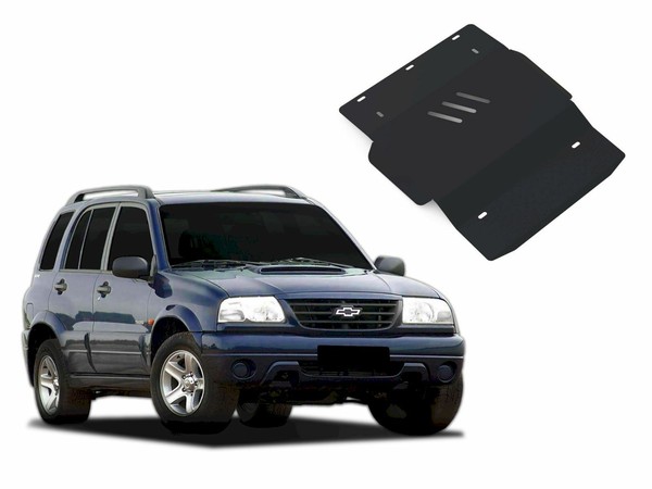 Unterfahrschutz Motor + Getriebeschutz Aus Stahl FüR Chevrolet Tracker 1998-2004-image
