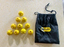 Lot of 10 TOTAL CONTROL BALL TCB -YH50 Training Aid with carrying bag