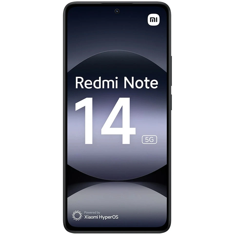 XIAOMI REDMi NOTE 14 5G NERO 8GB 256GB RAM NFC AI DUAL SIM 6,67 ITALIA NO BRAND - Immagine 2 di 4
