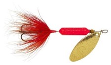 Yakima Bait Wordens Original Rooster Tail Spinner Lure, Glitter Flame,