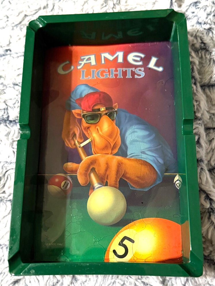 Vintage 1992 Camel Lights Cigarettes Joe Camel Pool Table Balls