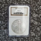 2005 American Eagle Silver Dollar  - NGC MS69